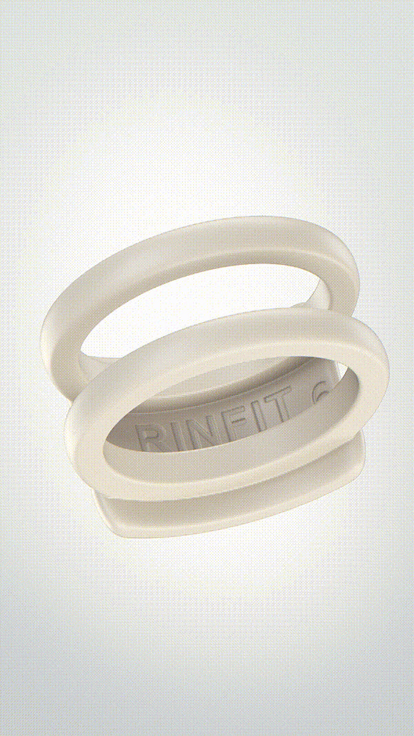 RingSkin Silicone Ring Protector for Working Out. Engagement and Wedding  Ring Protector. (3-pack with Protective Case)